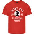 Micks Gym Training Boxing Boxer Box Mens Cotton T-Shirt Tee Top Red