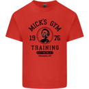 Micks Gym Training Boxing Boxer Box Mens Cotton T-Shirt Tee Top Red