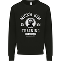 Micks Gym Training Boxing Boxer Box Mens Sweatshirt Jumper Black