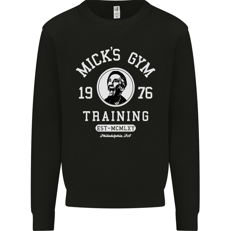 Micks Gym Training Boxing Boxer Box Mens Sweatshirt Jumper Black