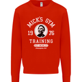 Micks Gym Training Boxing Boxer Box Mens Sweatshirt Jumper Bright Red