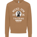 Micks Gym Training Boxing Boxer Box Mens Sweatshirt Jumper Caramel Latte