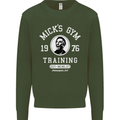 Micks Gym Training Boxing Boxer Box Mens Sweatshirt Jumper Forest Green