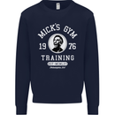Micks Gym Training Boxing Boxer Box Mens Sweatshirt Jumper Navy Blue