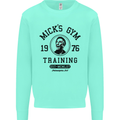 Micks Gym Training Boxing Boxer Box Mens Sweatshirt Jumper Peppermint