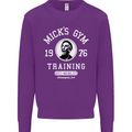 Micks Gym Training Boxing Boxer Box Mens Sweatshirt Jumper Purple