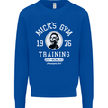 Micks Gym Training Boxing Boxer Box Mens Sweatshirt Jumper Royal Blue