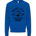 Micks Gym Training Boxing Boxer Box Mens Sweatshirt Jumper Royal Blue