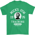 Micks Gym Training Boxing Boxer Box Mens T-Shirt Cotton Gildan Irish Green