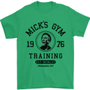 Micks Gym Training Boxing Boxer Box Mens T-Shirt Cotton Gildan Irish Green
