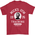 Micks Gym Training Boxing Boxer Box Mens T-Shirt Cotton Gildan Red
