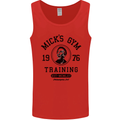 Micks Gym Training Boxing Boxer Box Mens Vest Tank Top Red