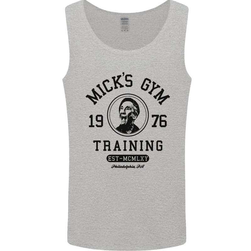 Micks Gym Training Boxing Boxer Box Mens Vest Tank Top Sports Grey