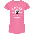 Micks Gym Training Boxing Boxer Box Womens Petite Cut T-Shirt Azalea