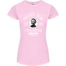 Micks Gym Training Boxing Boxer Box Womens Petite Cut T-Shirt Light Pink