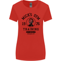 Micks Gym Training Boxing Boxer Box Womens Wider Cut T-Shirt Red