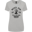 Micks Gym Training Boxing Boxer Box Womens Wider Cut T-Shirt Sports Grey