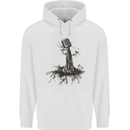 Microphone Tree Music Singing Singer Childrens Kids Hoodie White