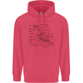 Microscope Biology Science Childrens Kids Hoodie Heliconia
