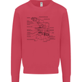 Microscope Biology Science Mens Sweatshirt Jumper Heliconia