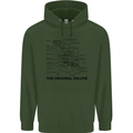Microscope Original Sellfie Funny Biology Childrens Kids Hoodie Forest Green
