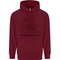 Microscope Original Sellfie Funny Biology Childrens Kids Hoodie Maroon