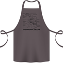 Microscope Original Sellfie Funny Biology Cotton Apron 100% Organic Dark Grey