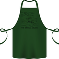 Microscope Original Sellfie Funny Biology Cotton Apron 100% Organic Forest Green