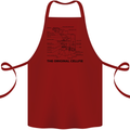 Microscope Original Sellfie Funny Biology Cotton Apron 100% Organic Maroon