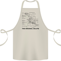 Microscope Original Sellfie Funny Biology Cotton Apron 100% Organic Natural
