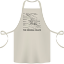 Microscope Original Sellfie Funny Biology Cotton Apron 100% Organic Natural