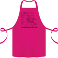 Microscope Original Sellfie Funny Biology Cotton Apron 100% Organic Pink