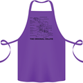 Microscope Original Sellfie Funny Biology Cotton Apron 100% Organic Purple