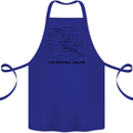 Microscope Original Sellfie Funny Biology Cotton Apron 100% Organic Royal Blue