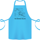 Microscope Original Sellfie Funny Biology Cotton Apron 100% Organic Turquoise