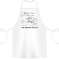 Microscope Original Sellfie Funny Biology Cotton Apron 100% Organic White