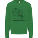 Microscope Original Sellfie Funny Biology Kids Sweatshirt Jumper Irish Green