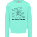 Microscope Original Sellfie Funny Biology Kids Sweatshirt Jumper Peppermint