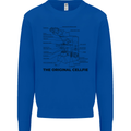 Microscope Original Sellfie Funny Biology Kids Sweatshirt Jumper Royal Blue