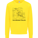 Microscope Original Sellfie Funny Biology Kids Sweatshirt Jumper Yellow