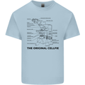 Microscope Original Sellfie Funny Biology Kids T-Shirt Childrens Light Blue