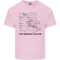 Microscope Original Sellfie Funny Biology Kids T-Shirt Childrens Light Pink