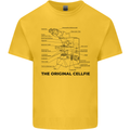 Microscope Original Sellfie Funny Biology Kids T-Shirt Childrens Yellow
