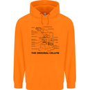 Microscope Original Sellfie Funny Biology Mens 80% Cotton Hoodie Orange