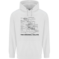 Microscope Original Sellfie Funny Biology Mens 80% Cotton Hoodie White