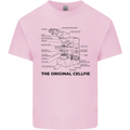 Microscope Original Sellfie Funny Biology Mens Cotton T-Shirt Tee Top Light Pink
