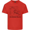 Microscope Original Sellfie Funny Biology Mens Cotton T-Shirt Tee Top Red