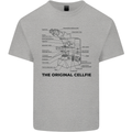 Microscope Original Sellfie Funny Biology Mens Cotton T-Shirt Tee Top Sports Grey