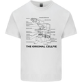 Microscope Original Sellfie Funny Biology Mens Cotton T-Shirt Tee Top White
