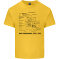 Microscope Original Sellfie Funny Biology Mens Cotton T-Shirt Tee Top Yellow
